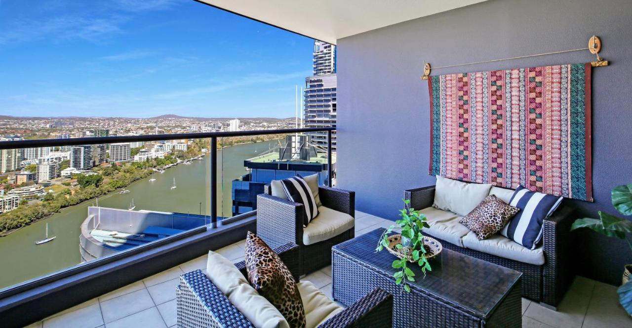 African Escape On Level 38 - Balcony With Views Brisbane Dış mekan fotoğraf