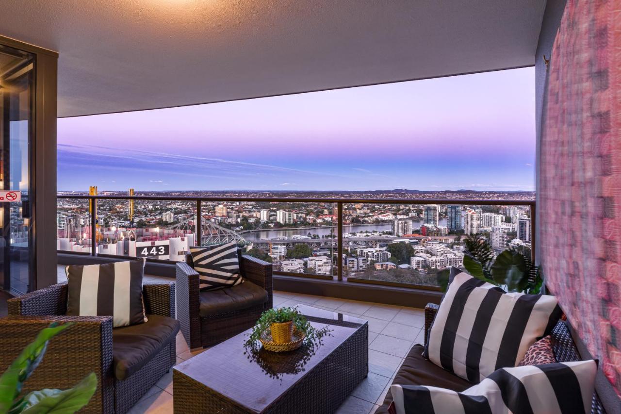 African Escape On Level 38 - Balcony With Views Brisbane Dış mekan fotoğraf