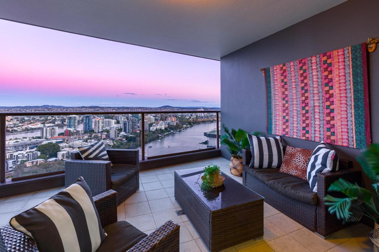 African Escape On Level 38 - Balcony With Views Brisbane Dış mekan fotoğraf