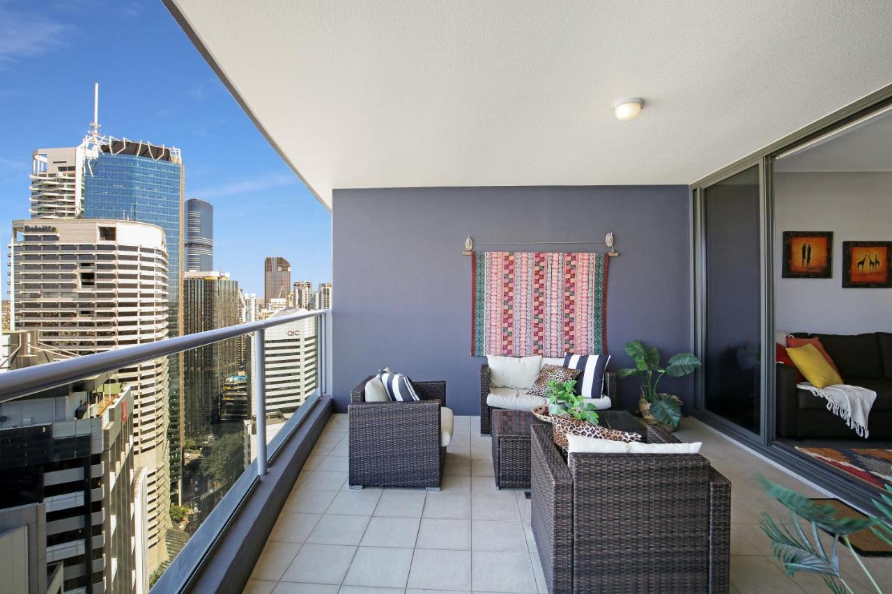 African Escape On Level 38 - Balcony With Views Brisbane Dış mekan fotoğraf